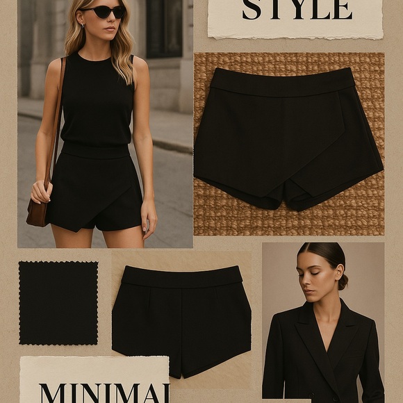 Zara Asymmetrical Skort - Picture 1 of 5